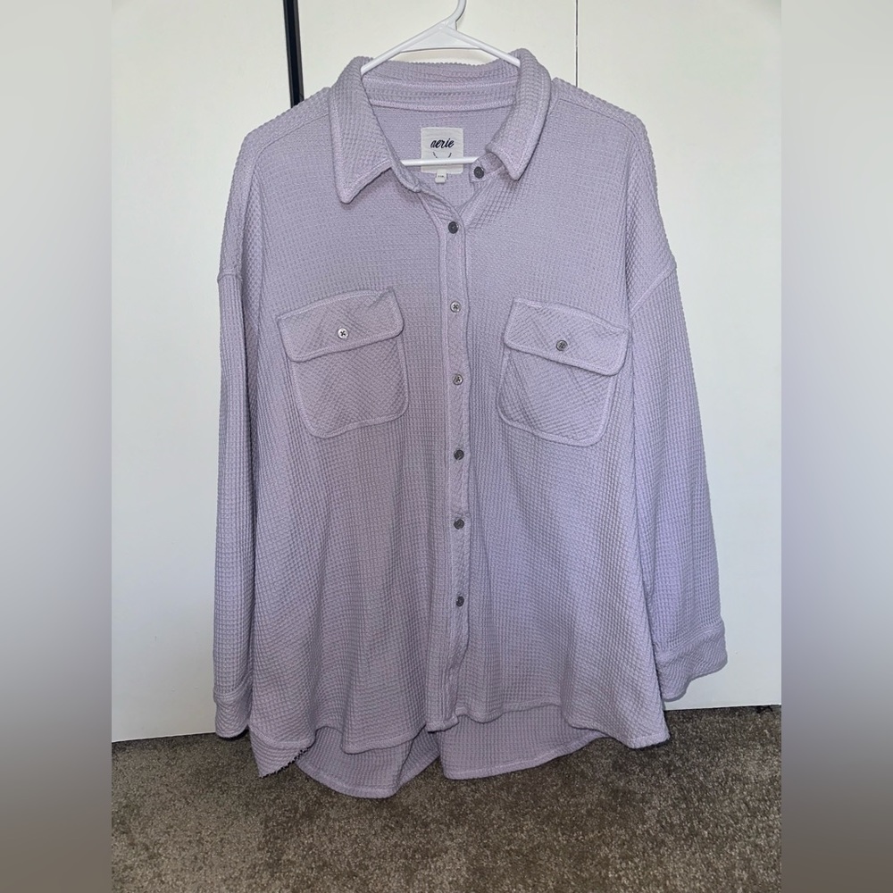 Aerie Lumberjane Waffle Shirt